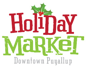 Holiday Market Logo White Background