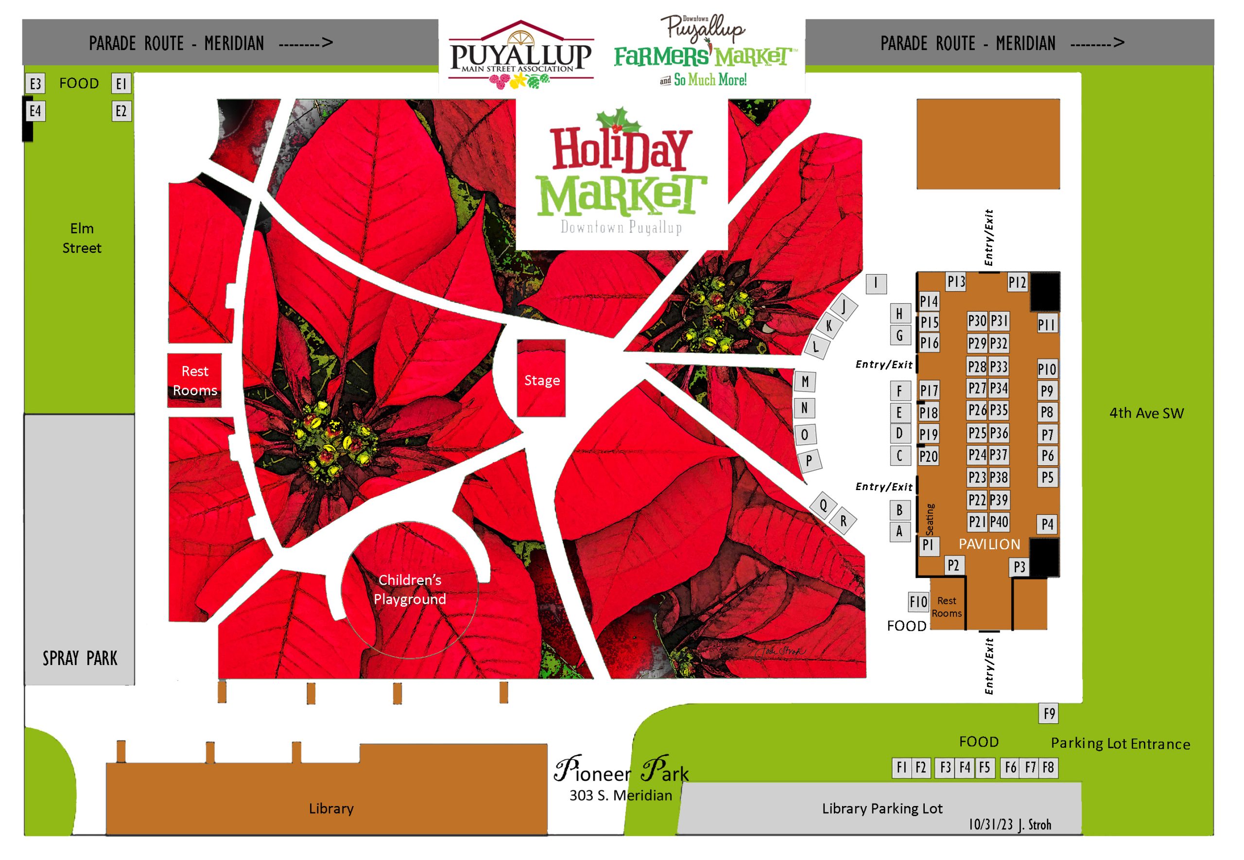 2023 HOLIDAY MARKET MAP 2023 HOLIDAY MARKET MAP